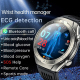 Montre Connectée Écran Couleur 1.46 Pouces Avec Aide Au Sommeil Et Détection ECG Étanche Bluetooth Appels Et Assistant Vocal ...