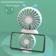 Mini Ventilateur De Poche Rechargeable Silencieux Avec Support Pour Téléphone 3 Vitesses - www.yonis-shop.com