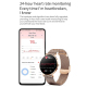 Montre Connectée Or 1.3 Pouces Moniteur Cardiaque Pression Artérielle Oxygène Bluetooth Autonomie 30 Jours - www.yonis-shop.com