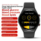 Montre Connectée Écran Couleur 1.32 Pouces Appel Bluetooth ECG Cardiofréquencemètre Surveillance Sommeil Sport Multilingue - ...