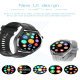 Montre Connectée Écran Couleur 1.32 Pouces Bluetooth Appel Fréquence Cardiaque Tension Artérielle Oxygène Sang IP67 Étanche S...