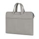 Sacoche Ordinateur Portable Imperméable En Cuir PU Avec Sangle Cachée Pour Ordinateur 15.6 Pouces Couleur Gris Clair - www.yo...