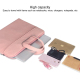 Sacoche Ordinateur Portable Imperméable En Cuir PU Avec Sangle Cachée Pour Ordinateur 15.6 Pouces Couleur Gris Clair - www.yo...