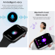 Montre Connectée Sportive 2.2 Pouces Bluetooth Appel Moniteur Santé Sommeil Oxygène Cardiaque Pression Artérielle Étanche - w...