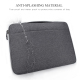 Sacoche Ordinateur Portable Imperméable En Tissu Oxford Pour Laptop 15.6 Pouces Avec Sangle Valise Couleur Grise - www.yonis-...