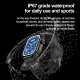 Montre Connectée Sport Étanche IP67 Avec Appels Bluetooth Surveillance Santé Cardiaque Sommeil Oxygène Sang Écran AMOLED - ww...
