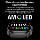 Montre Connectée Sport Étanche IP67 Avec Appels Bluetooth Surveillance Santé Cardiaque Sommeil Oxygène Sang Écran AMOLED - ww...