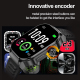 Montre Connectée Sport Étanche IP67 Avec Appels Bluetooth Surveillance Santé Cardiaque Sommeil Oxygène Sang Écran AMOLED - ww...