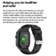 Montre Connectée Sport Étanche IP67 Avec Appels Bluetooth Surveillance Santé Cardiaque Sommeil Oxygène Sang Écran AMOLED - ww...