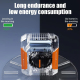 Ventilateur De Taille Rechargeable Pour Travail Extérieur Avec Double Clip Éclairage LED 3 Vitesses Et Batterie 4000 mAh - ww...