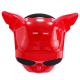 Enceinte Bluetooth Haut-Parleur Sans Fil Forme Bulldog Stéréo Portable Prise En Charge Entrée Auxiliaire Carte TF Rouge - www...