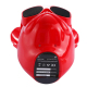 Enceinte Bluetooth Haut-Parleur Sans Fil Forme Bulldog Stéréo Portable Prise En Charge Entrée Auxiliaire Carte TF Rouge - www...