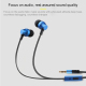 Écouteurs Smartphone Intra-Auriculaires TPE Microphone Boutons de Contrôle Jack 3.5mm Noir - www.yonis-shop.com