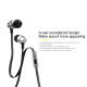 Écouteurs Smartphone Intra-Auriculaires TPE Microphone Boutons de Contrôle Jack 3.5mm Noir - www.yonis-shop.com