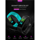 Bracelet connecté Android iOS Montre Bluetooth 4.0 0.96 Pouces IP67 Mode Sommeil Fréquence Cardiaque Rouge - www.yonis-shop.com