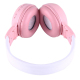 Casque Sans Fil MP3 Audio Stéréo Écran LCD Lecteur Carte Micro SD Fonction Radio FM jaune - www.yonis-shop.com