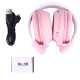 Casque Sans Fil MP3 Audio Stéréo Écran LCD Lecteur Carte Micro SD Fonction Radio FM jaune - www.yonis-shop.com