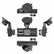 Dashcam HD Vision Nocturne 3 Lentilles Enregistreur De Conduite Écran IPS 2 Pouces 140 Degrés - www.yonis-shop.com