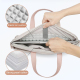 Sacoche Ordinateur Portable Ultra-Fine Imperméable Avec Compartiments Multiples Et Sangle Amovible Pour MacBook 15-16 Pouces ...