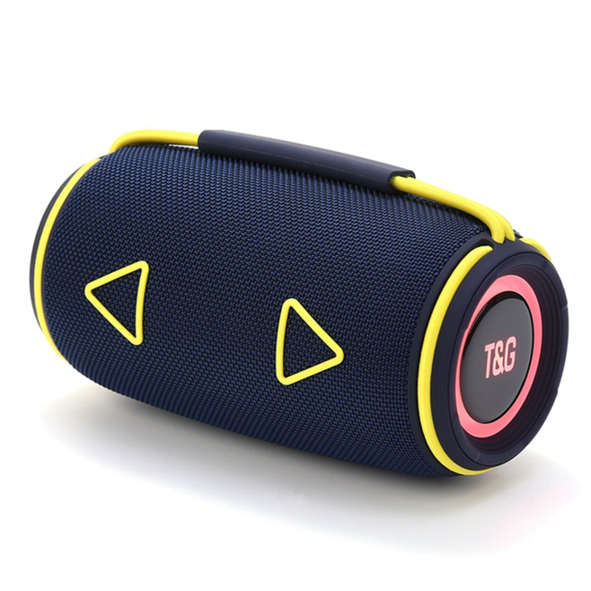 Enceinte Bluetooth Sans Fil Pour Musique Avec Éclairage LED Multicolore Radio FM USB Carte TF Appairage TWS 2 X 8 W
