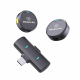 Microphone Cravate Sans Fil Double Magnétique Pour Smartphone USB C Réduction Du Bruit 2 Émetteurs 10 Heures - www.yonis-shop...