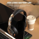 Casque Audio Bluetooth Sans Fil ANC Pour Gaming Avec Micro Amovible Et Lumières Atmosphériques