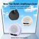 Amplificateur Vocal Portable Sans Fil Avec Micro-Cravate Magnétique DSP Anti-Larsen Haut-Parleur 5 W Autonomie 4 Haines - www...