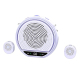 Amplificateur Vocal Portable Sans Fil Avec Micro-Cravate Magnétique DSP Anti-Larsen Haut-Parleur 5 W Autonomie 4 Haines - www...