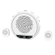 Amplificateur Vocal Portable Sans Fil Avec Micro-Cravate Magnétique DSP Anti-Larsen Haut-Parleur 5 W Autonomie 4 Haines - www...