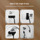 Anneau Lumineux LED 10 Pouces Pour Selfies Et Streaming Avec Support Flexible 78 Cm 120 LED 3 Modes 10 Niveaux