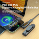 L02 Dual Mic 2 in 1 Magnetic Live Streaming Wireless Lavalier Noise Reduction Microphone, Type:Type-C(Black)