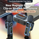 L02 Dual Mic 2 in 1 Magnetic Live Streaming Wireless Lavalier Noise Reduction Microphone, Type:Type-C(Black)
