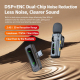 L02 Dual Mic 2 in 1 Magnetic Live Streaming Wireless Lavalier Noise Reduction Microphone, Type:Type-C(Black)