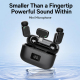 Mini 6 Wireless Lavalier Noise Reduction Microphone, Type:Type-C(Black)