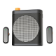 M29 Dual Mic Portable Wireless Lavalier Microphone Teaching Voice Amplifier(Black)