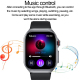 Montre Connectée Étanche IP68 Avec Écran AMOLED 2.04 Pouces et Appels Bluetooth