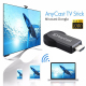 Clé Chromecast Sans Fil WiFi HDMI Pour Diffusion En Streaming 1080P Compatibilité Large Smartphones Et Tablettes