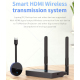Répartiteur HDMI Sans Fil Ultra Performant Compatible Google Chrome et Home Transmission 30m WiFi Double 5G/2.4G