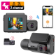 Dashcam 4K UHD Avec GPS Et WiFi Pour Une Sécurité Maximale En Voiture