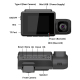 Dashcam 4K UHD Avec GPS Et WiFi Pour Une Sécurité Maximale En Voiture