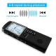 Dictaphone Écran HD Réduction de Bruit 16G MP3 WAV Enregistrement Haute Qualité