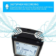 Dictaphone Numérique HD Réduction De Bruit Écran Monochrome 32G Support MP3 WAV