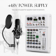 Table De Mixage Audio 4 Canaux Pour Enregistrement Live DSP 99 Réverbérations Bluetooth 5.0 Alimentation Fantôme 48 V