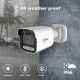 Kit De Vidéosurveillance PoE 3MP 4 Canaux Vision Nocturne Couleur Audio Bidirectionnel Détection Humaine IP66 - www.yonis-sho...