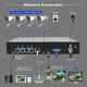 Kit De Vidéosurveillance PoE 3MP 4 Canaux Vision Nocturne Couleur Audio Bidirectionnel Détection Humaine IP66 - www.yonis-sho...