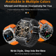 Montre Connectée Étanche IP67 Avec Écouteurs Bluetooth Intégrés Écran 1.53 Pouces Surveillance Oxygène Dans Le Sang Argen
