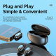 L08 Dual Mic 2 in 1 Live Streaming Wireless Lavalier Noise Reduction Microphone, Type:8 Pin(Black)