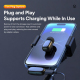 L08 Dual Mic 2 in 1 Live Streaming Wireless Lavalier Noise Reduction Microphone, Type:8 Pin(Black)