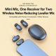 L08 Dual Mic 2 in 1 Live Streaming Wireless Lavalier Noise Reduction Microphone, Type:8 Pin(Black)