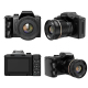 Caméra Numérique 8K Pour Photo Et Vidéo Zoom Optique 18x Stabilisation Gyroscopique WiFi Bluetooth - www.yonis-shop.com